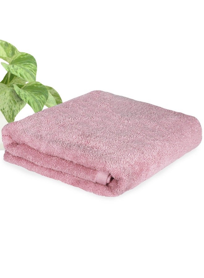 HEELIUM Bamboo Bath Towel | Lightweight & Quick Drying | Ultra Absorbent Towel | 140 x 70 cm - 400 GSM | Pack of 1 - Peach - Image 1