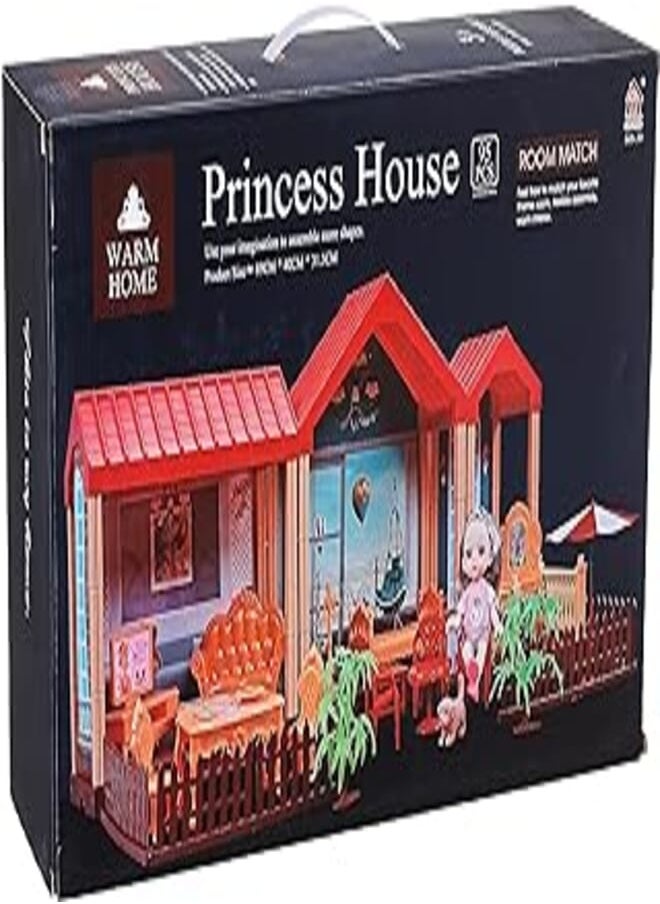 Qixi Toys Princess House 96 pcs +3years 