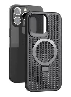 Case for iPhone 15 Pro Max 15 Pro 15 Plus 15 Magnetic Kickstand 2 in 1 Case Support Wireless Charging Skin Touch Phone Cover