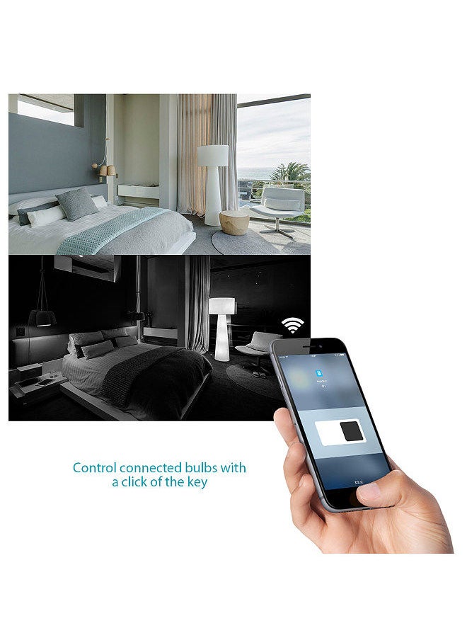 Generic - Koogeek Wi-Fi Enabled Smart Socket E26 Light Bulb Adapter Works with Apple HomeKit Support Siri Voice Control Home App Schedules Remote Control E26 Lightbulbs Monitor Power Consumption White - Image 1