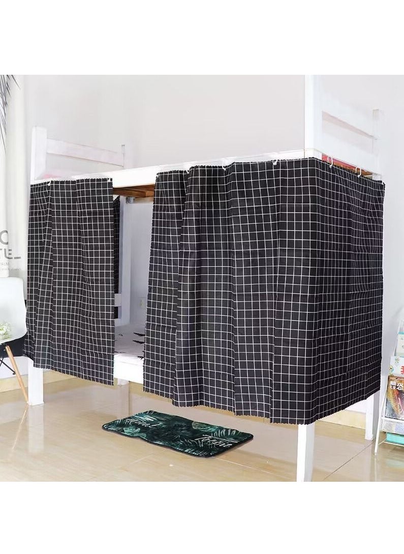 GOLDEN MILLION - Bunk Bed Curtains Canopy Blackout Privacy Cloth Net Underbed Curtains for Students Dormitory Single Bed Twin Bed Dorm Home - Image 1