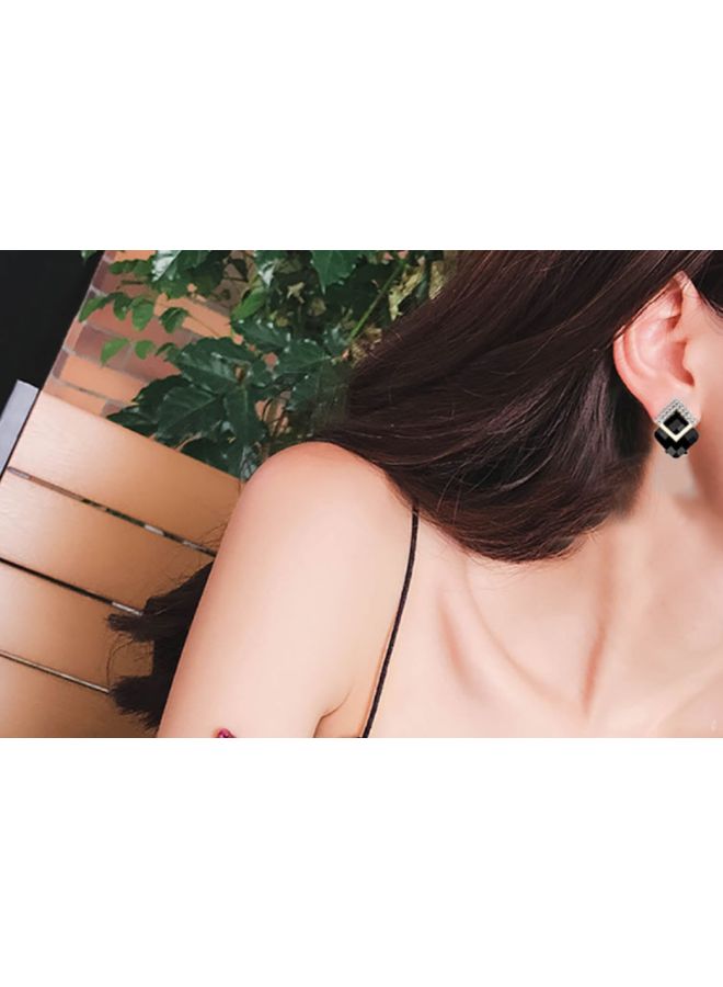 J&J Crystal Studded Earrings - Image 4