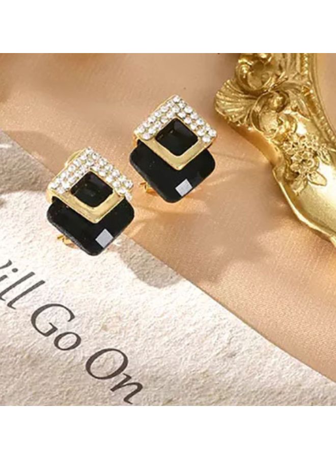 J&J Crystal Studded Earrings - Image 2