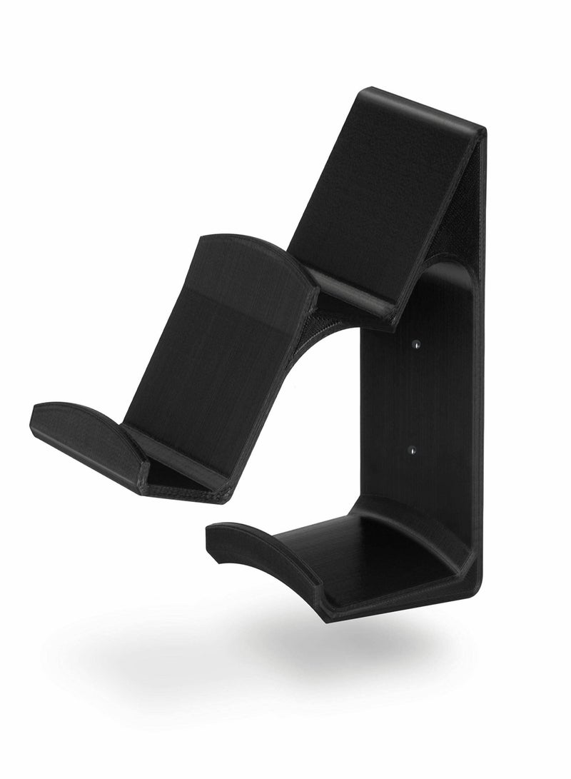 Gamepad Controller and Headset Wall Mount for Xbox ONE, X-Series, PS5, PS4, PS3, Switch, STEELSERIES Gamepads and More, Stay Organized and Screw Free - Image 1