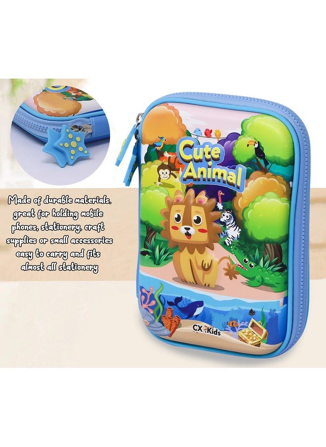 Zest 4 Toyz 3D Cute Animal Embossed Large Capacity Pencil Case Multipurpose Pen Pouch Stationery, Pencil Pouch for Kids - pzsku/Z436A2EE29AB3090DC5F2Z/45/_/1741429596/15b8e952-2118-4a5a-a1f5-4a503433744b