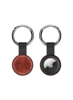 Stylizedd Airtag Case Metal Key Ring with Tough Case for Apple Airtag cover - Connect The Dots (Red)  - Image 1