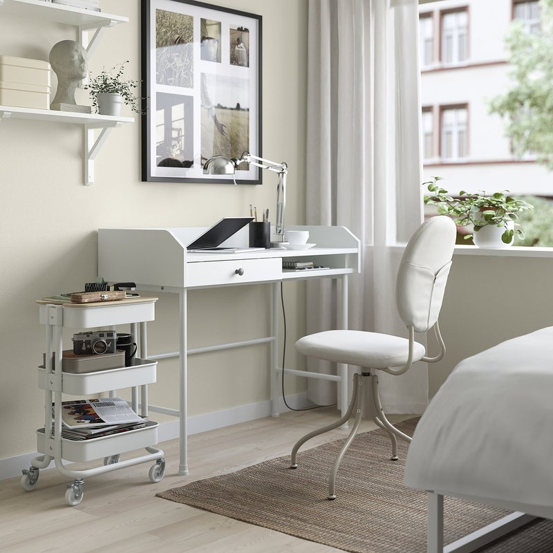 RASKOG Utility Trolley on Castors, White, 28x38x61 cm - Image 4