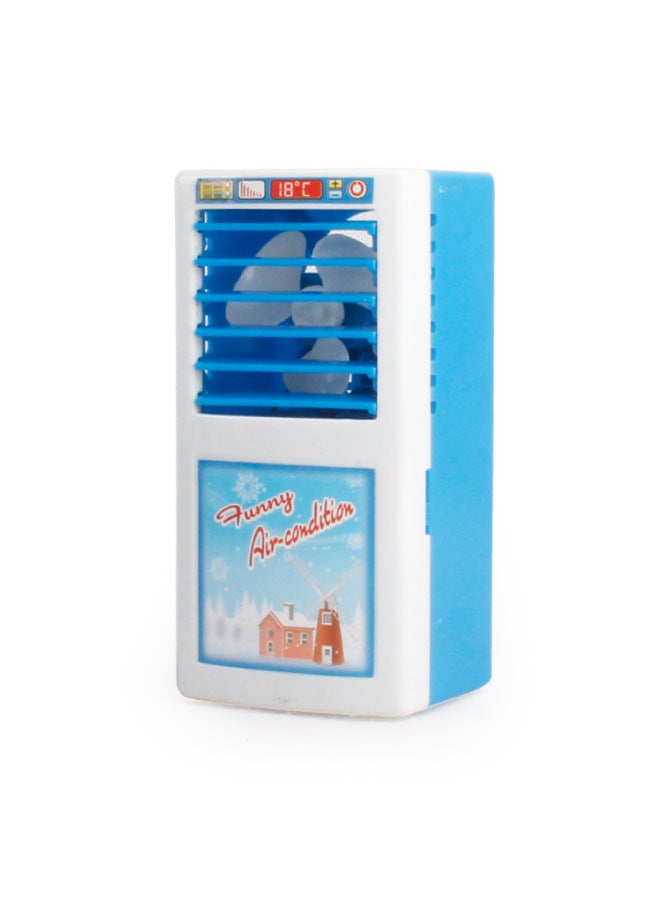 22 Children Play House Small Household Appliances Washing Machine Toy Rice Cooker Mini Kitchen Toy Refrigerator Table Lamp-Color:Blue Seat Air Conditioner  - Image 1