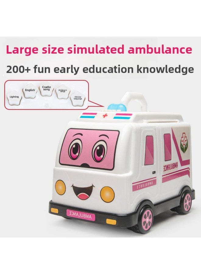 مجموعة ألعاب الطبيب للأطفال، لعبة لعب الأدوار، سيارة إسعاف، سماعة الطبيب، أدوات طبيب الأسنان، مجموعة طبية - اللون: 【أزرق】 مجموعة سيارة إسعاف مكونة من 54 قطعة مع بدلة طبيب للسرير - Image 3