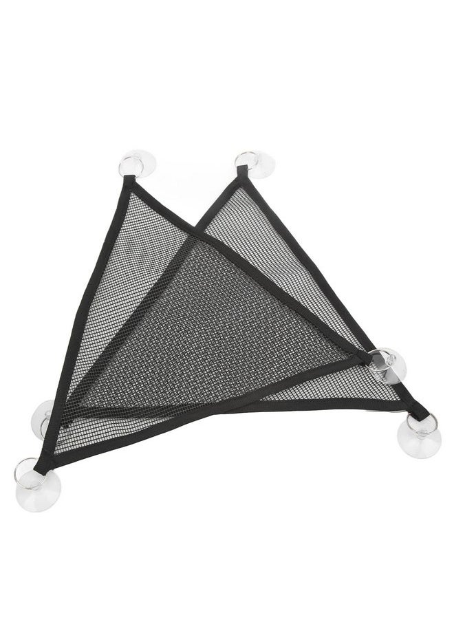 Zerodis - Reptile Hammocks, 2pcs Triangular Bearded Dragon Hammock Soft Breathable Hanging Hammock Net with Suction Cup for Large & Small Geckos, or Lizards(M) - Image 1