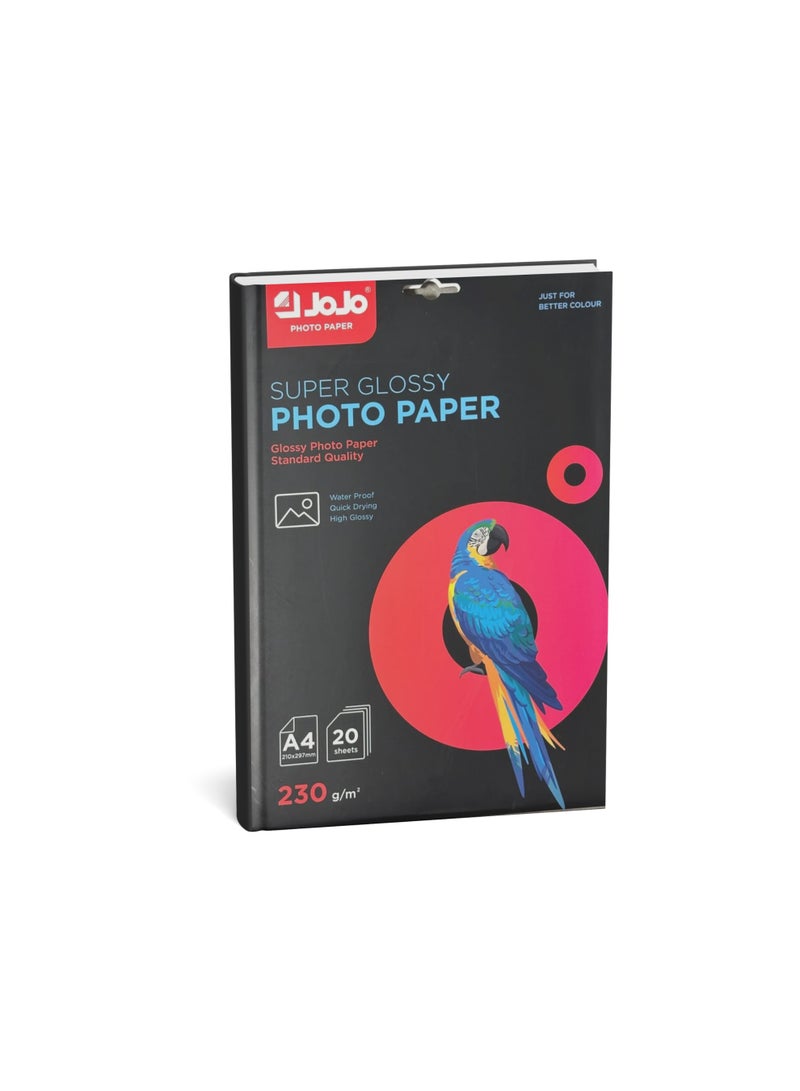 JoJo Double-Sided Glossy & Matte Paper – 230gsm - Image 1
