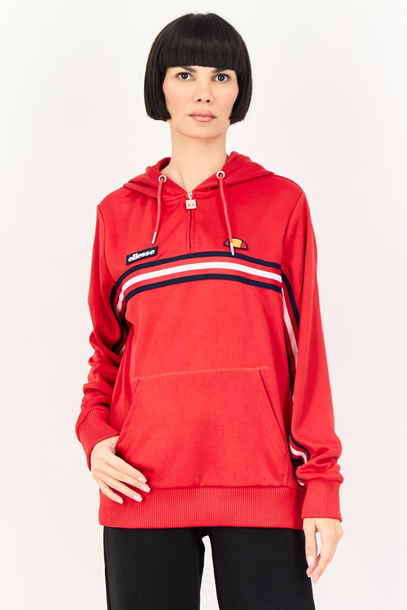 Ellesse Women Sportswear Fit Long Sleeve Outdoor Hoodie, Red - Image 1