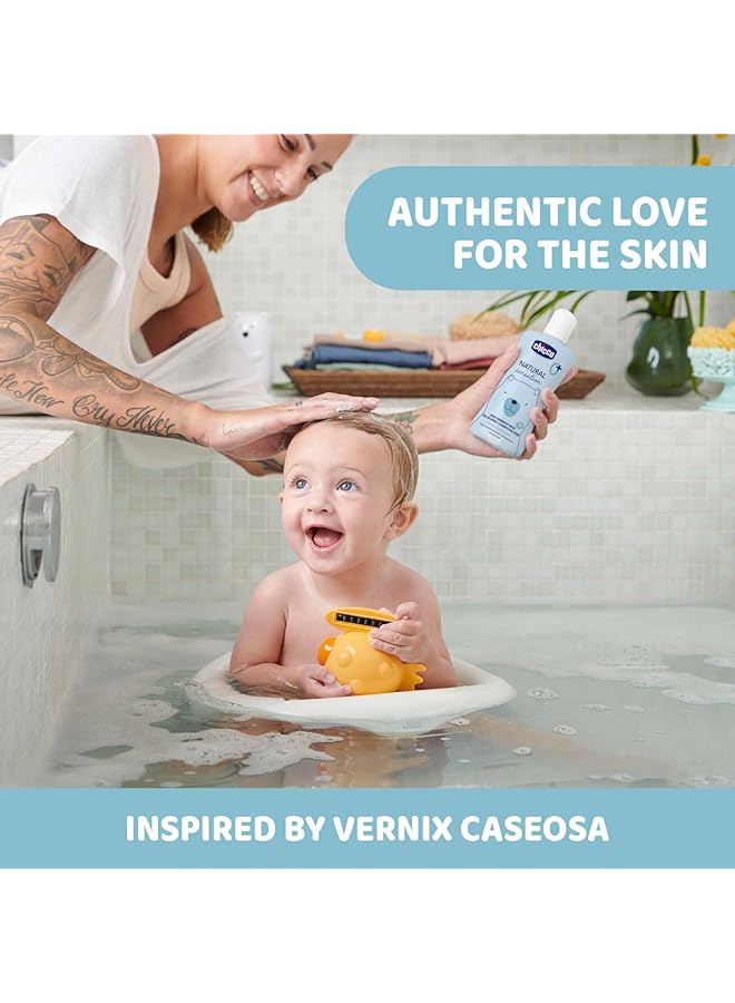 Chicco Natural Sensation Baby Hair&Body Wash No Tears 200Ml 0M+ - Image 2