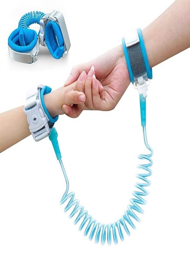 VRT Kids Anti-Lost Wrist Link with Lock - Child Safety Wrist Band for Toddlers & Children (1-10 Years) - Reflective, Adjustable, Soft Padded Strap (Blue) - Image 1