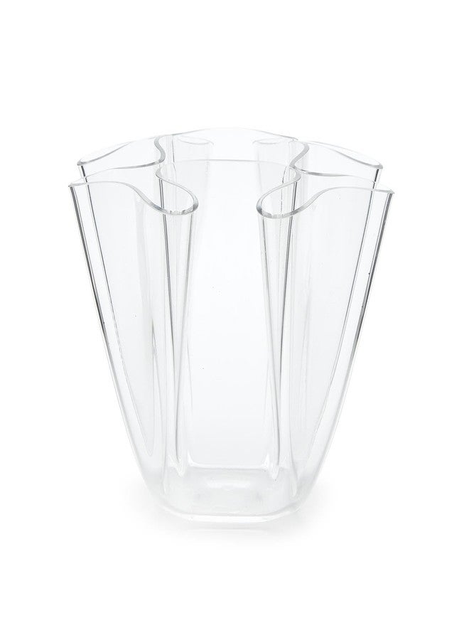 توز كومباني مزهرية منديل من تووز كومباني، 5 أقسام، 8 بوصات، أكريليك، شفاف - Image 2