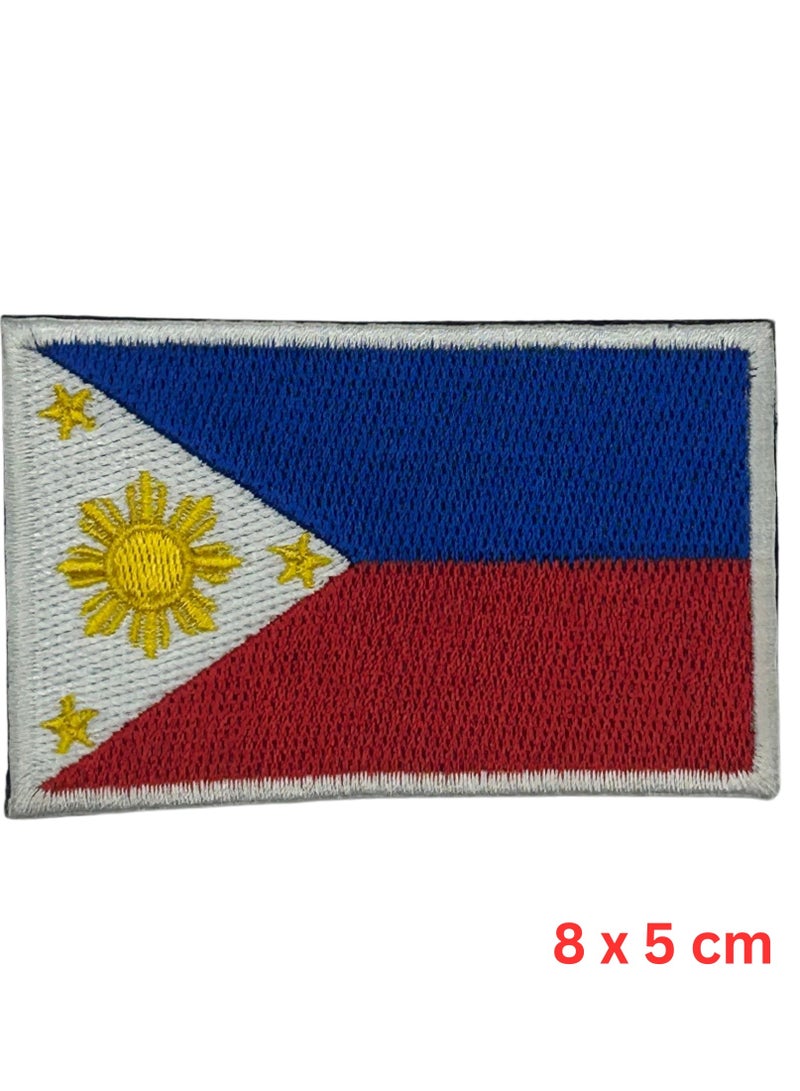 Project Nomad Project Nomad Velcro Hook Patch, Tacti-Cool FLAG Philippines Embroidery Patches, Harness for bag/pack/vest, tech gadgets for kids & adults, tactical backpack, military & travel, gift for men/women - Image 1
