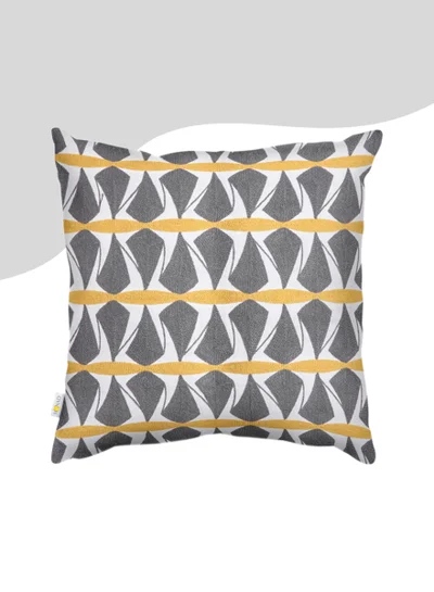 Donetella Decorative Embroidered Cushion Cover Multicolour 45x45Cm(Without Filler)