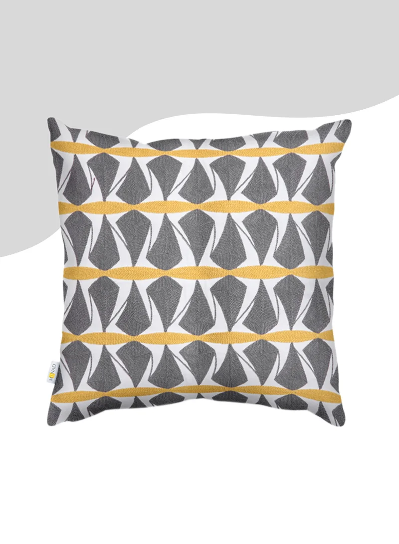 Donetella Decorative Embroidered Cushion Cover Multicolour 45x45Cm(Without Filler)