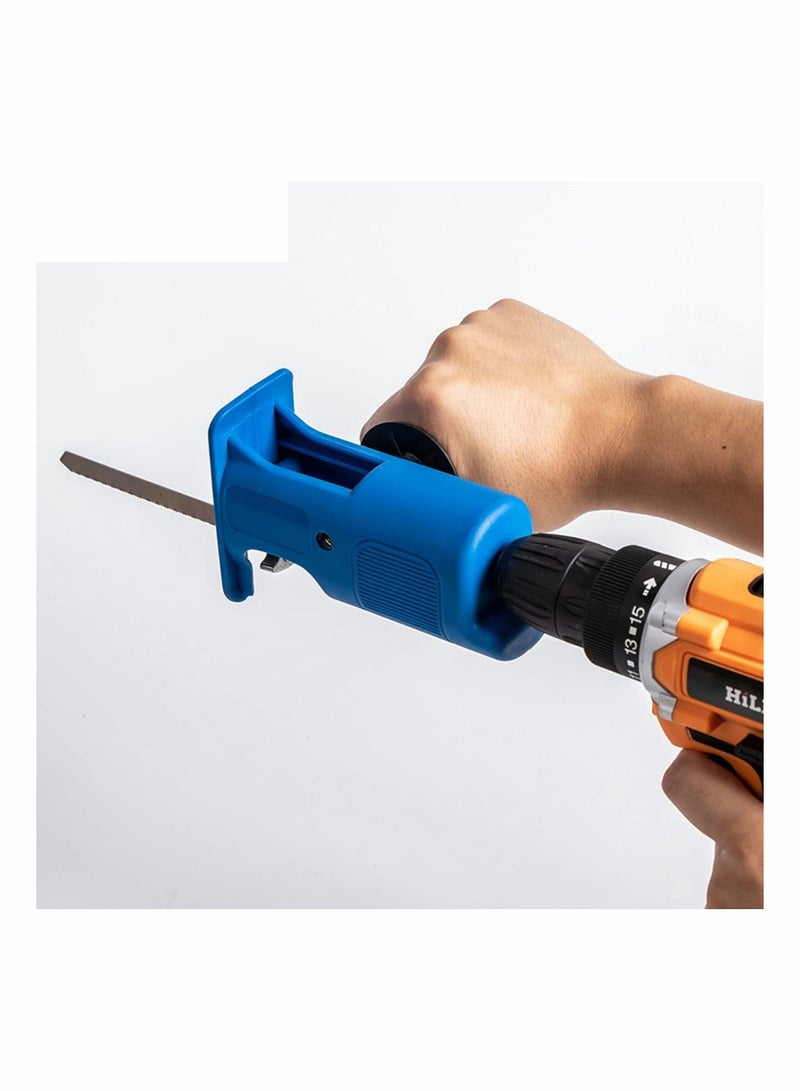 Portable Reciprocating Saw Mini Saw Electric Reciprocating Saw with 3 Saw Blades Quick Electric Drill Can Be Connected - Image 2