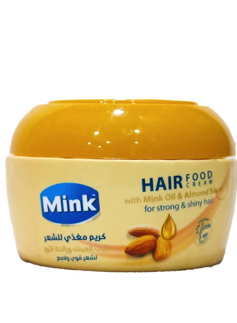 Mink Hair Food Cream With Mink Oil & Almond 250ML - Image 1