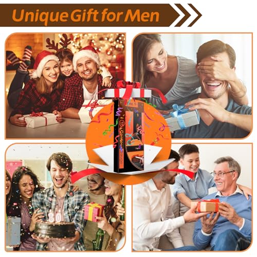 Feeke Contour Gauge (12 Inch) with Lock Profile Tool, Christmas Gifts for Men Dad Husband Him Super Contour Duplicator Men Gifts Woodworking Tools Carpenter Tools Construction Outline Angle Measuring Tool - Image 2