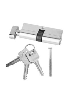 NIBEMINENT Anti-Snap Cylinder Door Lock Silver 8.9x2.9centimeter  - Image 1