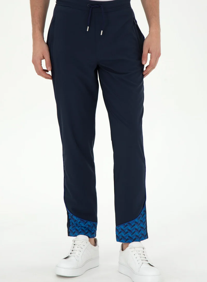 U.S. Polo Assn. Men's Patterned Hem Regular Fit Sweatpants