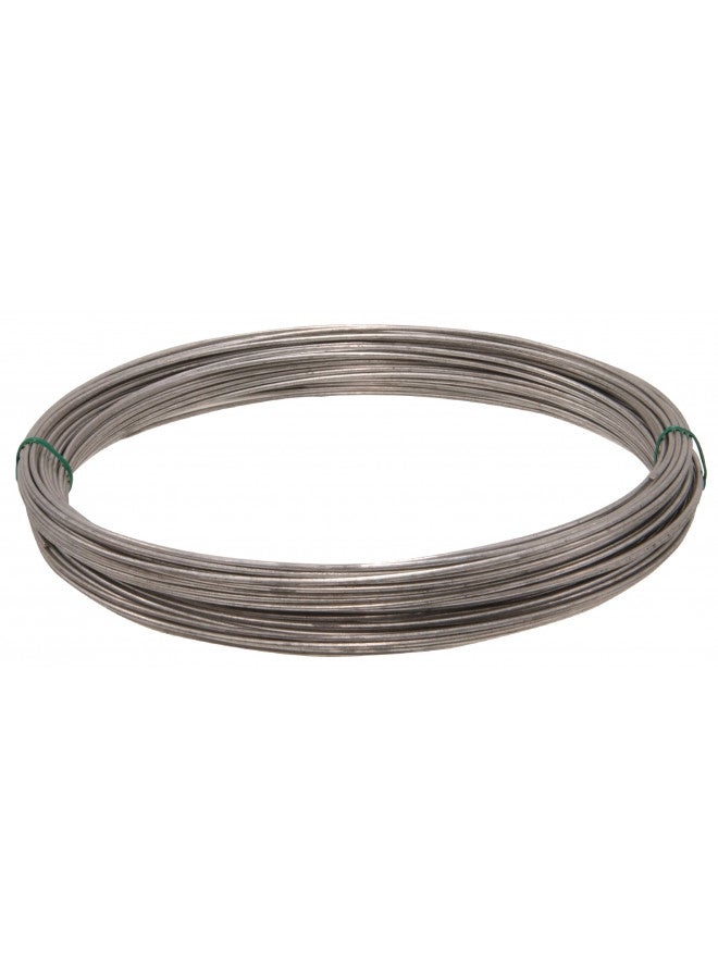Hillman 122065 Galvanized Solid Wire 14 Gauge 100 Ft Coil