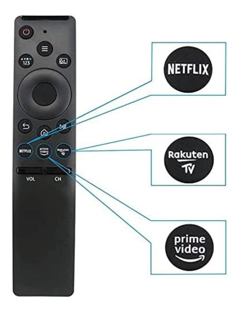 Phone Planet Replacement Samsung Remote Control for Samsung Smart-TV LCD LED UHD QLED 4K HDR TVs, with Netflix, Prime Video Buttons - Image 3