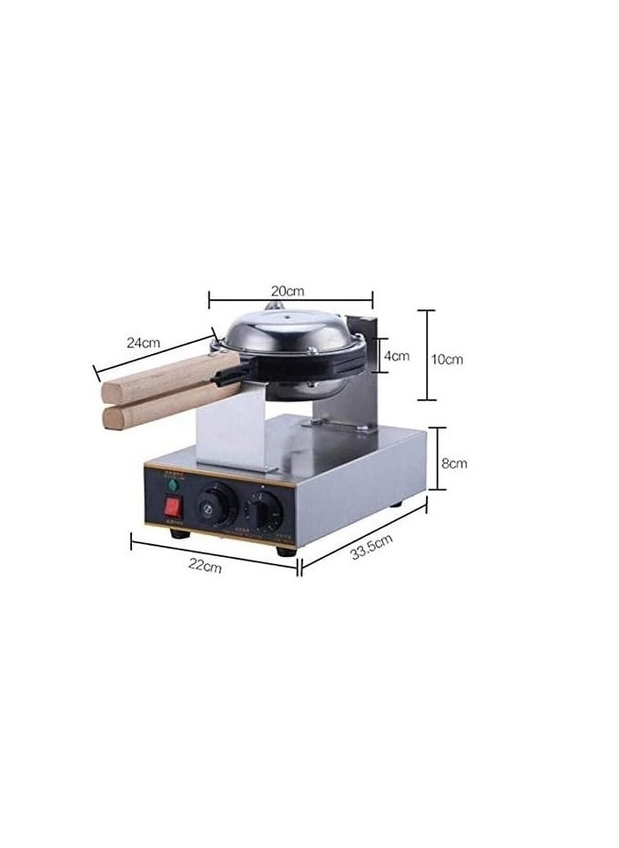 LETWOO - LETWOO Commercial Bubble Waffle Maker Electric Egg Cake Machine Stainless Steel Pancake Electric Waffle Cake Oven Non-stick - Image 1