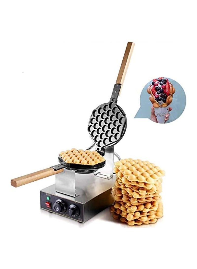 LETWOO - LETWOO Commercial Bubble Waffle Maker Electric Egg Cake Machine Stainless Steel Pancake Electric Waffle Cake Oven Non-stick - Image 1