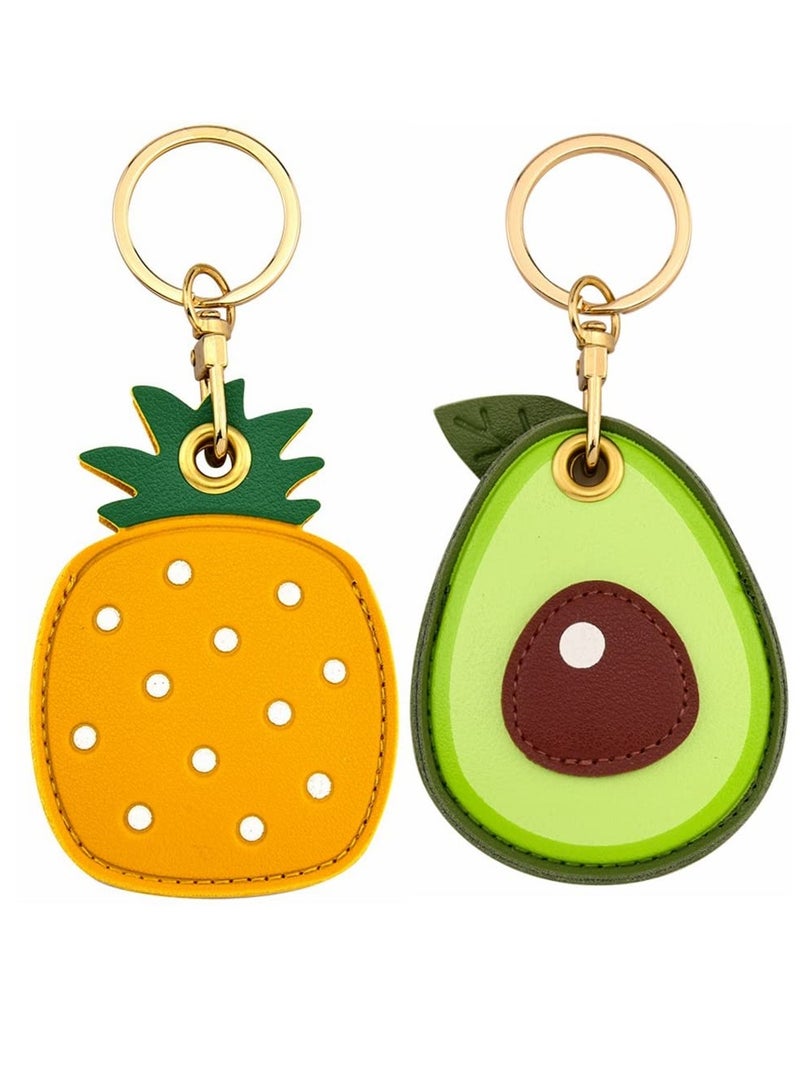 2 Pack 3 in 1 Protective Case Compatible with Huawei Tag / Tile Pro 2022 Mate Apple AirTag / Access Card Keychain Tracker Cover Key Ring for Bag / Suitcase, for Airtags Accessories - Image 1