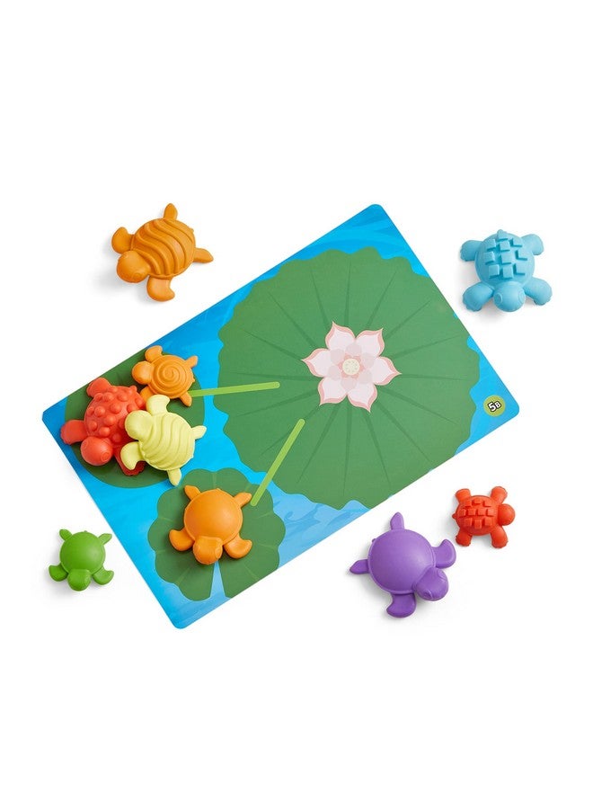 hand2mind hand2mind Tactile Turtles Math Activity Set, Toddler Numbers and Counting, Math Counters for Kids, Color Sorting Toys, Sensory Turtle Game, Preschool Learning Activities, Montessori Math Materials  - Image 4