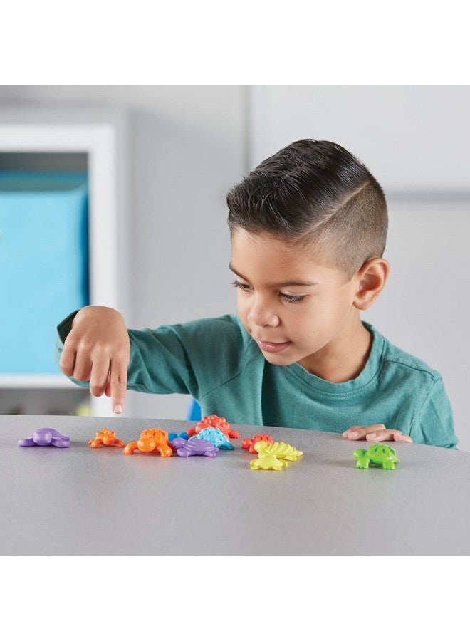 hand2mind hand2mind Tactile Turtles Math Activity Set, Toddler Numbers and Counting, Math Counters for Kids, Color Sorting Toys, Sensory Turtle Game, Preschool Learning Activities, Montessori Math Materials  - Image 5