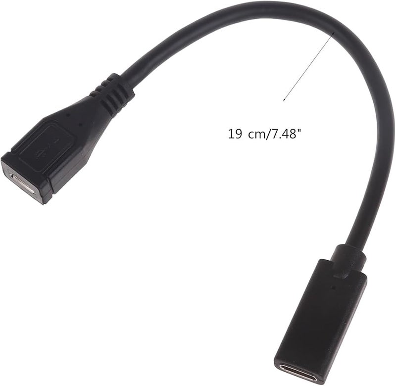 Dual End Type C to Micro USB Converter Adapter 40W High Power 480Mbps Data Transfer - Image 3