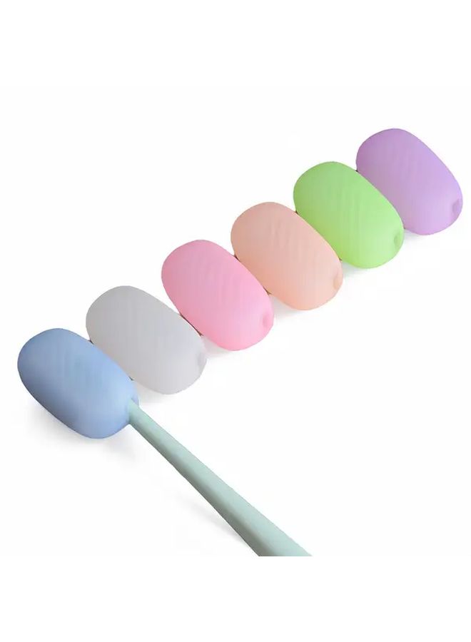 Light Pink Toothbrush Head Covers Dust Proof Travel Caps Protective Storage Case - Image 5