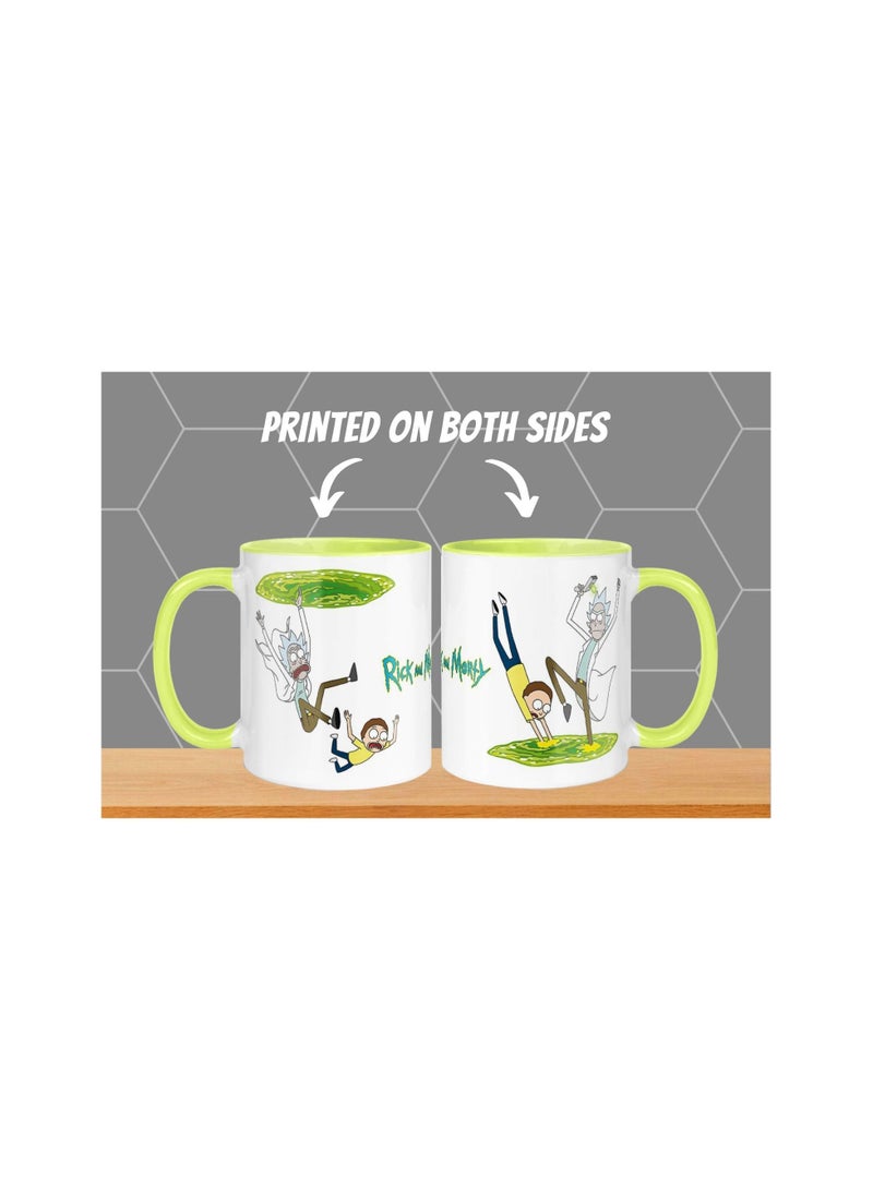 MEC Rick & Morty Design Printed Coffee Mug 325 Ml - Image 3