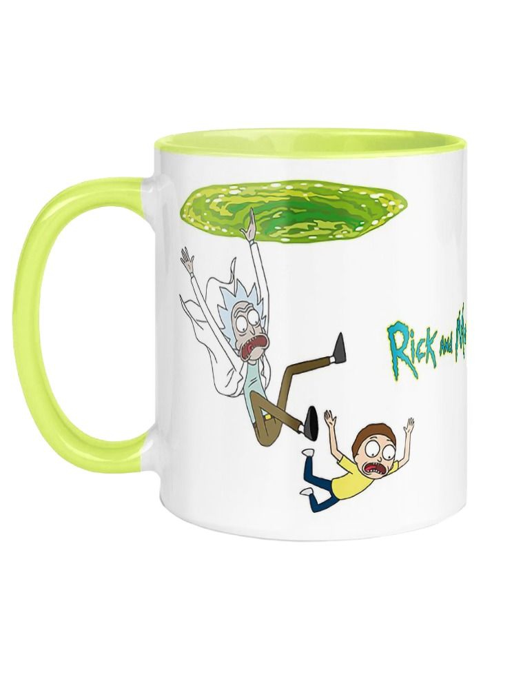 MEC Rick & Morty Design Printed Coffee Mug 325 Ml - Image 1