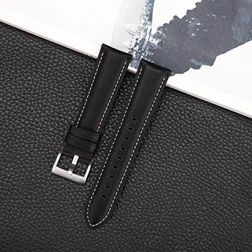 INF Watchband Compatible with Samsung Galaxy Watch 3 45mm, Straps Adjustable Wristband for Men Women, Black - Image 3