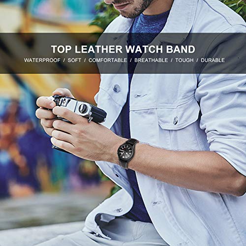 INF Watchband Compatible with Samsung Galaxy Watch 3 45mm, Straps Adjustable Wristband for Men Women, Black - Image 5