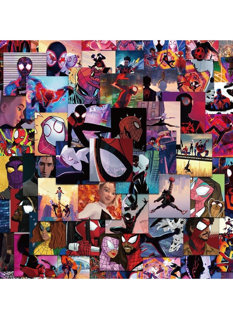 Generic 62PCS Spider-Man across the Universe stickers, exquisite Marvel anime movie merchandise, and high-quality appearance decorative small stickers  - Image 2