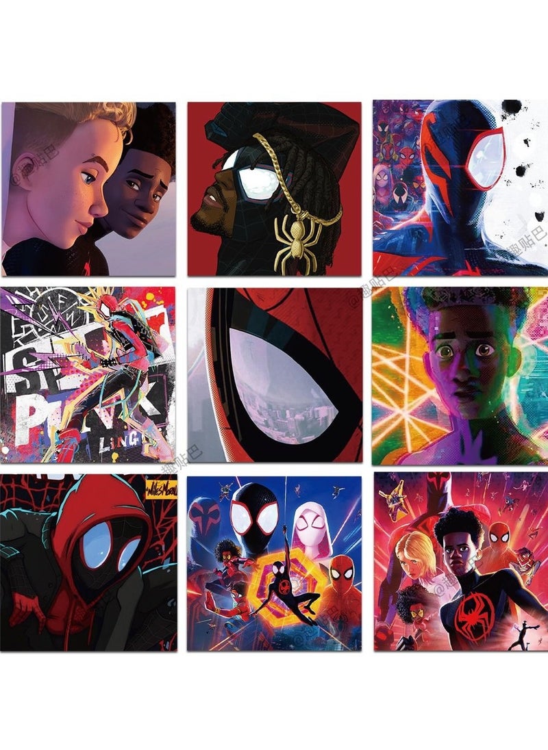 Generic 62PCS Spider-Man across the Universe stickers, exquisite Marvel anime movie merchandise, and high-quality appearance decorative small stickers  - Image 5