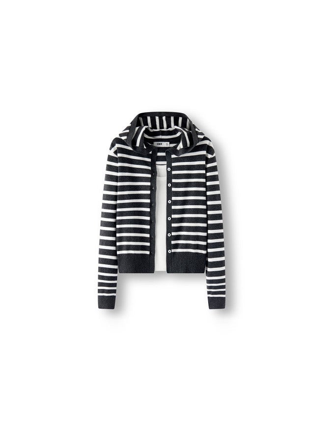 Semir Knit Cardigan And Short Vest Two-piece Set For Women Autumn 101525106008 - Image 3