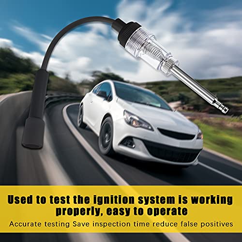 Frienda Inline Spark Plug Tester Engine Straight Boot Ignition Tester Light Lawnmower Checker Armature Diagnostic Detector for Automotive Car Internal External Engine(1 Piece) - Image 4