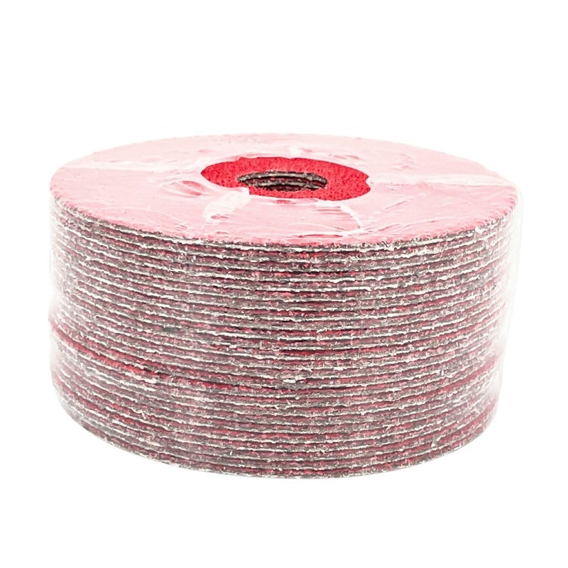 VSM 25-Pack - 4-1/2 inch 80 Grit (Medium) - Ceramic Resin Fiber Discs with Top-Size, Tear Resistant Fiber Backing, Durable, Hand-Held Machine Compatible Sanding Discs - Image 2