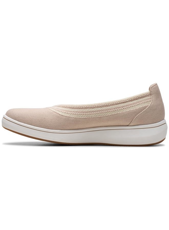 clarks Women's BreezeSky Air Cloudsteppers Loafer, Sand Textile, 8.5 - Image 4