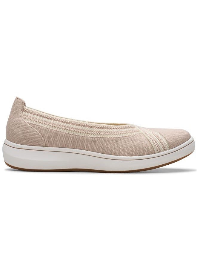 clarks Women's BreezeSky Air Cloudsteppers Loafer, Sand Textile, 8.5 - Image 5
