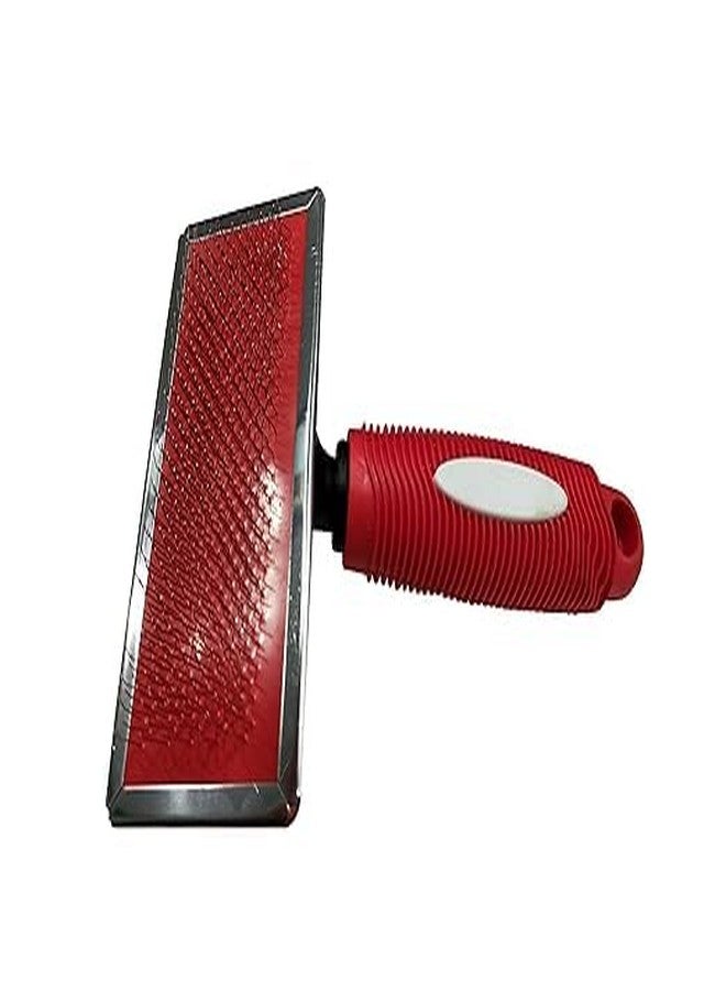 Pets Empire Self Cleaning Pet Grooming Brush for Dogs & Cats | Pets Brush With Stainless Steel Teeth | Suitable for Small Hair | Small Size Pet Brush - Image 2