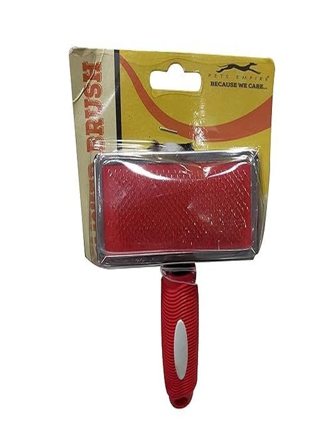 Pets Empire Self Cleaning Pet Grooming Brush for Dogs & Cats | Pets Brush With Stainless Steel Teeth | Suitable for Small Hair | Small Size Pet Brush - Image 3