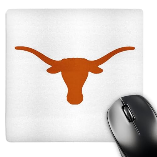 3dRose LLC 8 x 8 x 025 Inches Mouse Pad Longhorns mp_5721_1 - Image 1